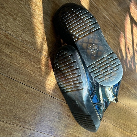 DR. MARTEN'S Women's Zavala Black Glossy Combat Boot - Picture 5 of 5